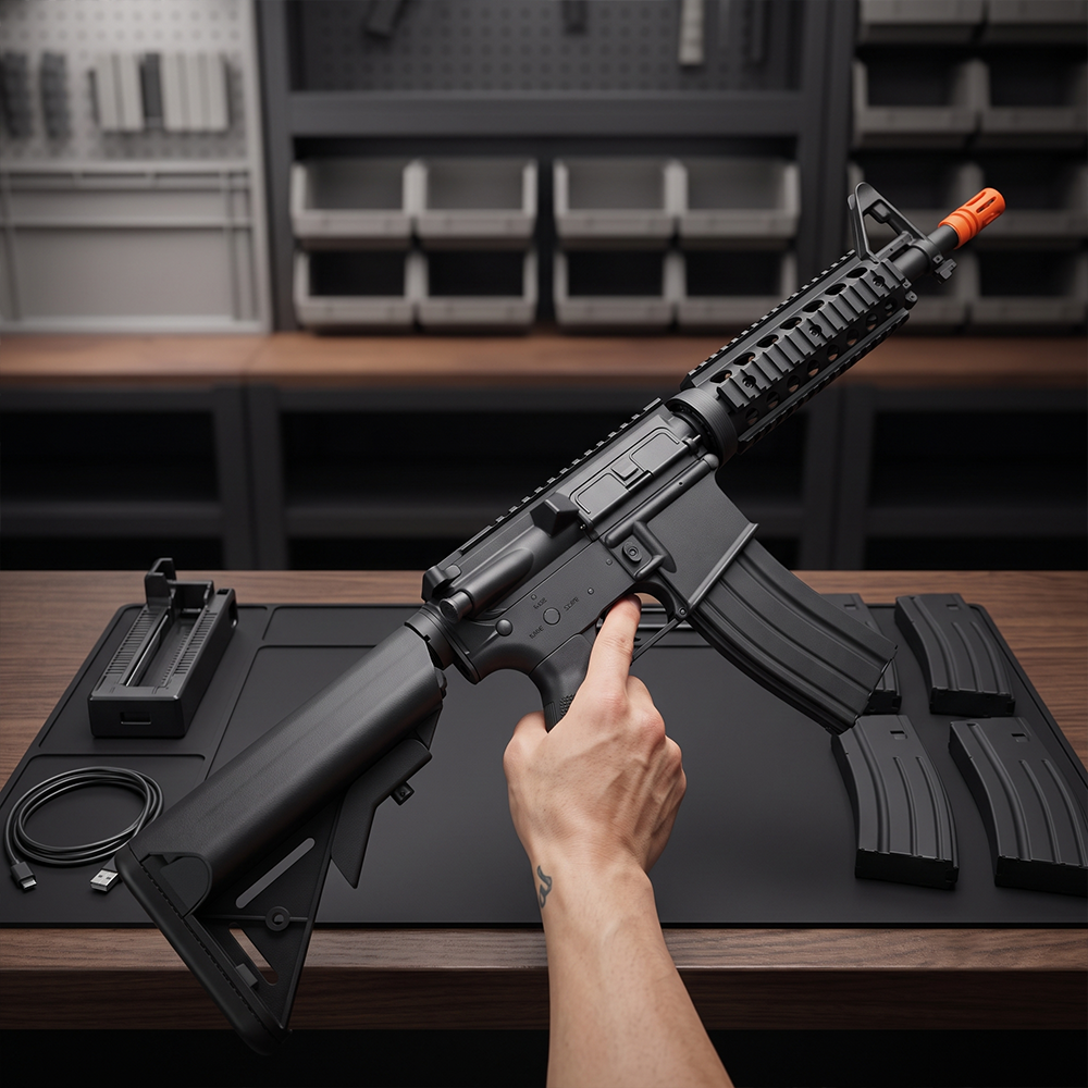 M4A1 Electric Gel Blaster 7.4V - Black v1